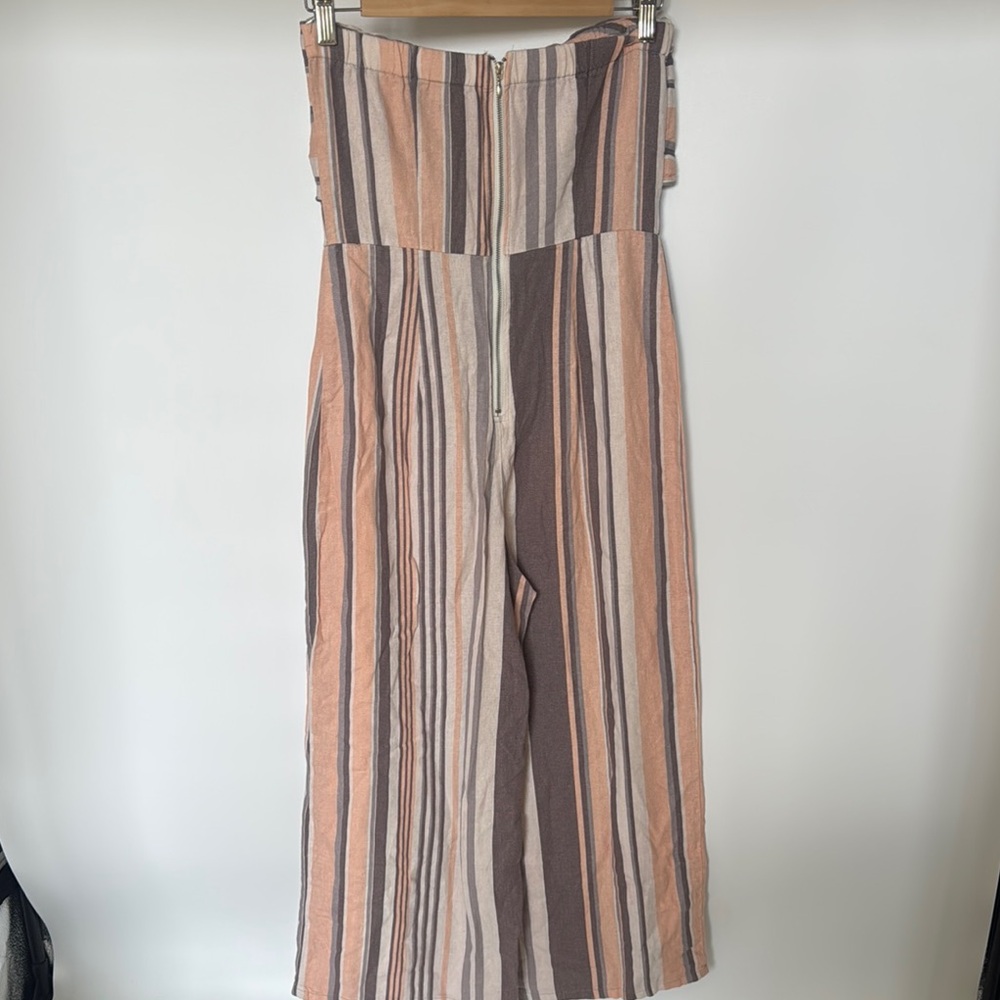 Striped Strapless Jumpsuit with Bow Detail Nordstrom - Picture 5 of 9